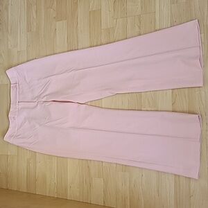 Women Pink Blush Dress Pants Straight Leg Mid Rise Size 10